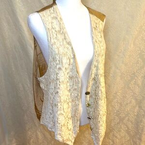 Vintage 90s Moda Internazionale Forelli Vest Size 18/20